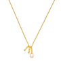 Swirl Pearl Necklace