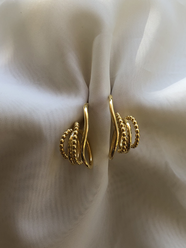 Twisted Loop Earrings