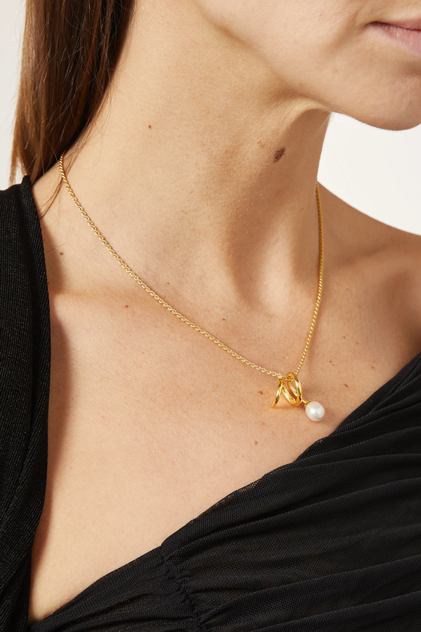 Swirl Pearl Necklace Swirl Pearl Necklace