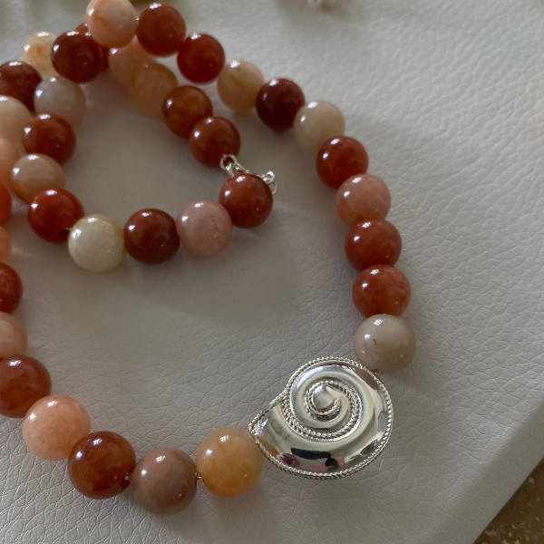 Nautilus Beaded Necklace Nautilus Beaded Necklace